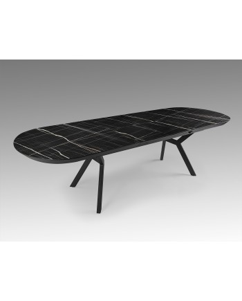 ANTEA- MESA COMEDOR- T MARMOL NEGRO